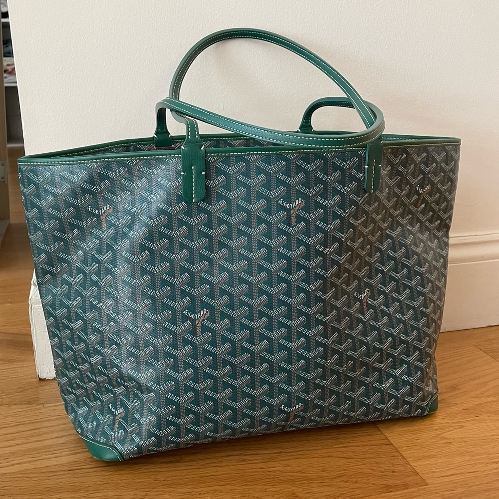 Goyard green Artois MM bag